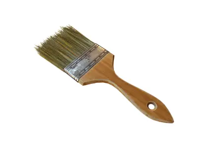 Paint Brush  Low-poly 3D model
