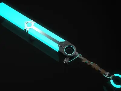 Ekko Sword 3d model 3D model