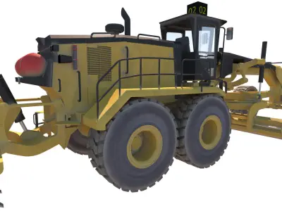 motor grader 3D model get