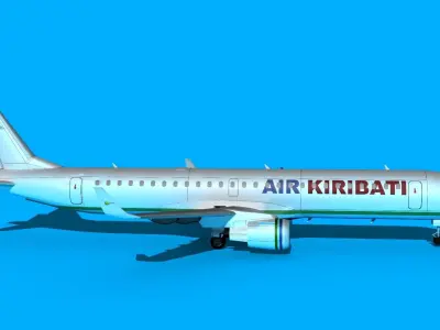 Embraer Emb-190 Air Kiribati 3D model