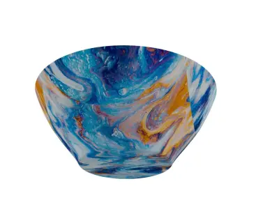 Bowl in Diffrent Pattren 3D model
