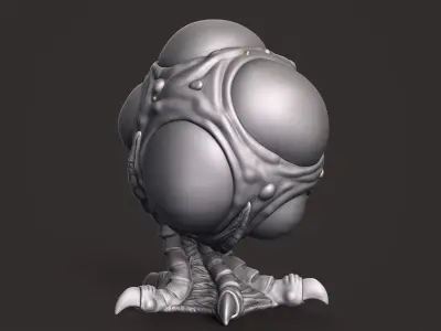 Alien Egg Miniature 3D print model