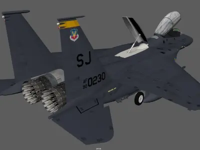 F-15E Strike Eagle 3D model