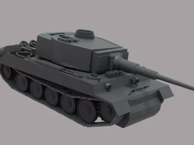 Panzerkampfwagen VI  3D model