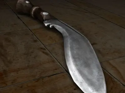 Kukri Knife 3D model buy
