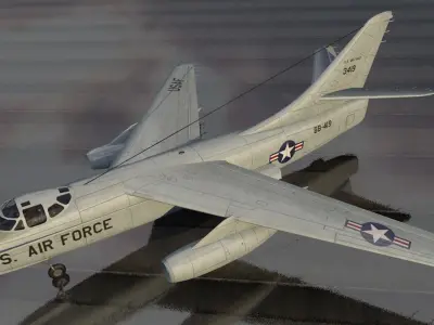 Douglas A-3B Skywarrior 3D model