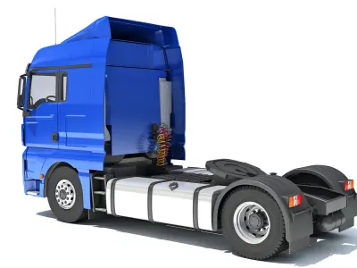 Generic Semi Truck 3D model