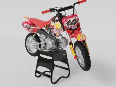 HONDA CRF 50 3D MODEL 3D model
