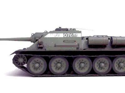  Tank SU 85 3D model