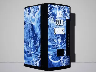 Vending Machine 3D model shop
