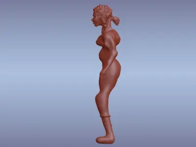 Gold Fish Low-poly 3D model