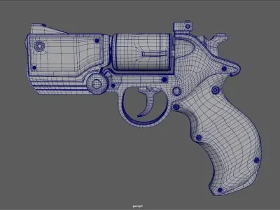 Weapon death gun in overwatch 3D model