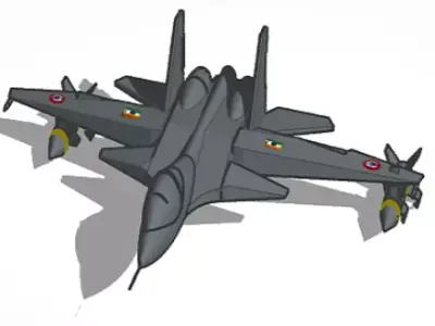 Fighter Jet Launch off 3D print model