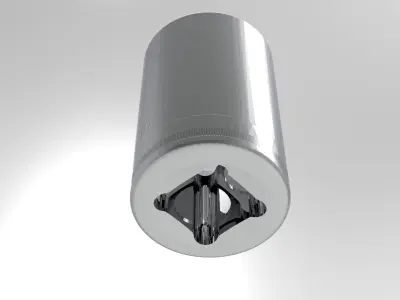 Deep Socket 10 mm 3D model