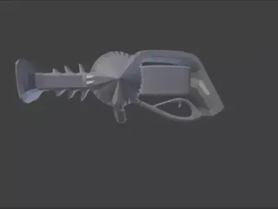 Dubstep Gun Free 3D model