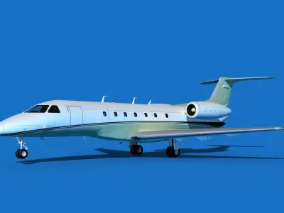 Embraer Legacy 500 V14 3D model