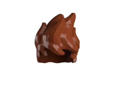 Custom3Dprint Minifigure Accessory - Minifigure Hair S2 - 071 3D print model