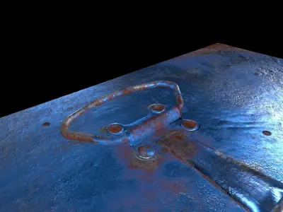 OLD TOOL BAG Low-poly 3D model