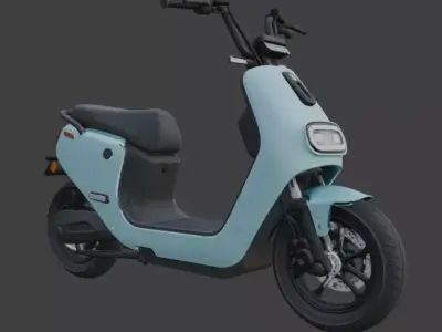 Electric Scooter 3D Model 3D model 2