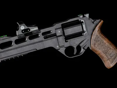 Rhino 60ds SIGHT NOT INCLUDE Low-poly 3D model