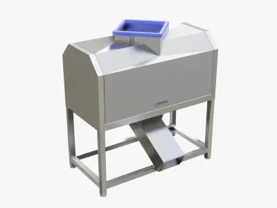 Olive Pitter Machine Low-poly 3D model