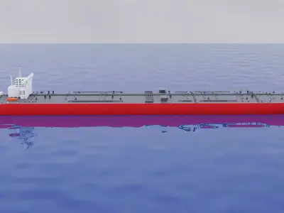 Cargo Ship 3D model Polygon mesh