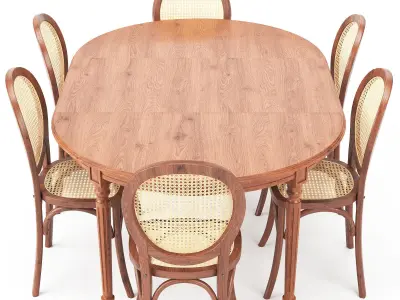 Dining set 20 3D model