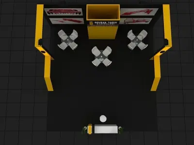 Sevsan Exhibition Stand 3D model