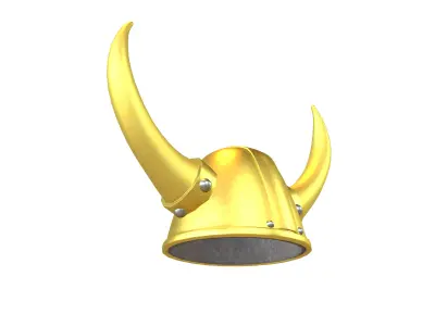 Viking Hat V1 012 Low-poly 3D model