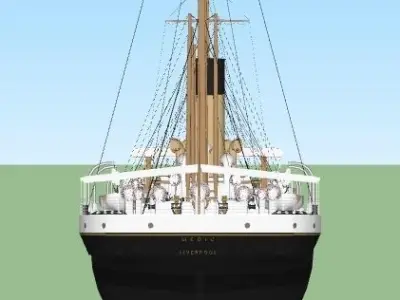 SS Medic Low-poly 3D model