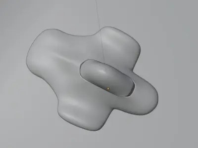 space craft  Low-poly 3D model