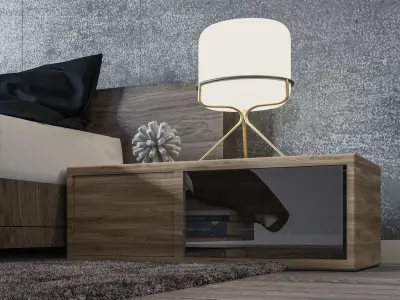 Bedroom Interior 3D model 71