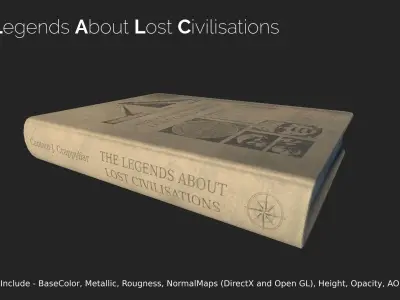 THE LEGENDS ABOUT LOST CIVILISATIONS Low-poly 3D model