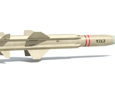 chinese anti ship cruise missile collection 3D model