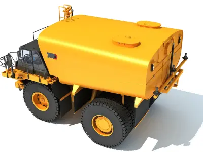 Off Highway Water Truck 3D model