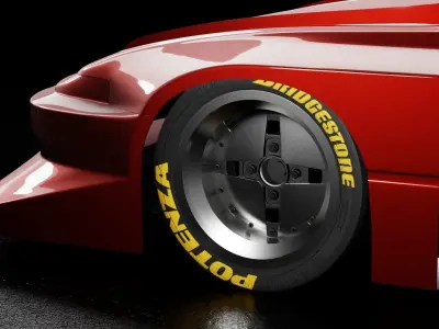 Hoshino Impul G5 Rims Low-poly 3D model