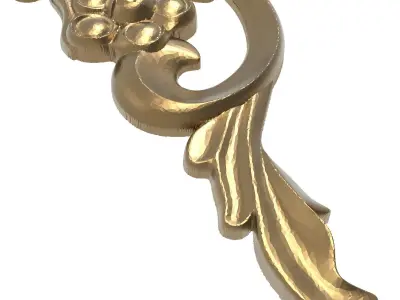 decorative pattern ready for 3D printing 3D model
