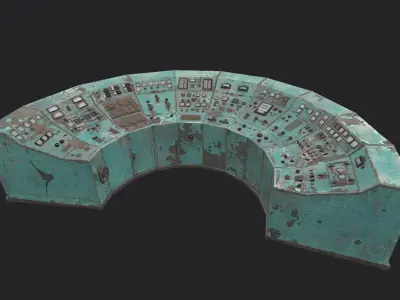 Very Old Control Panel 3D model