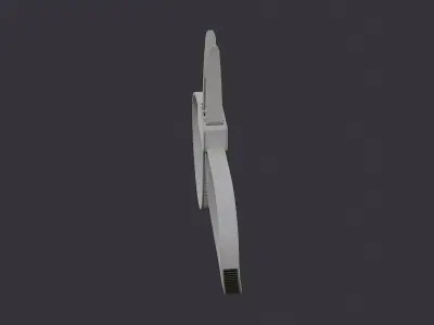 Zip Tie Handcuff Prop Low-poly 3D model