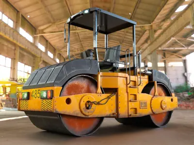  Heavy Construction Machinery Equipment Industrial 5 in 1 vol 1 PBR 