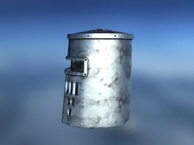 Crusader Helmet Low-poly 3D model