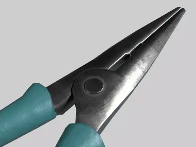 Nose Plier Low-poly 3D model