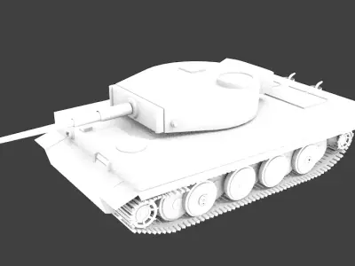 Tiger Tank 3D model by Panzerfaust03