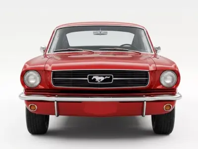 Classic 1965 American Muscle Fastback 3D model