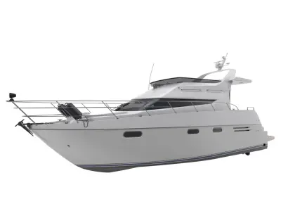  Motor Yacht 3D Model 