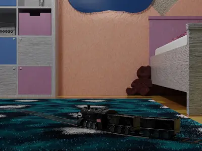 Kids room 3D model shop