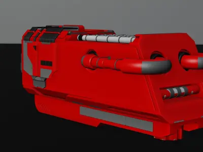 SciFi Battery 2 3D model