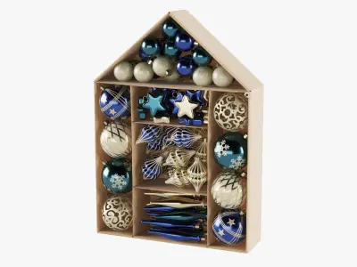  Christmas Tree Decor Gift Box 