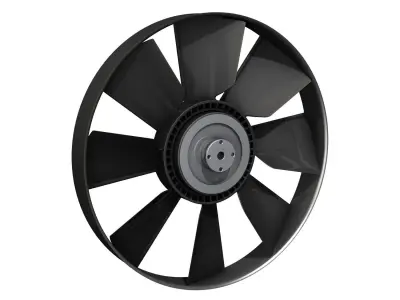 Engine Cooling Fan 3D model from CGTrader