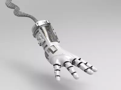 Robot Hand Low-poly 3D model purchase